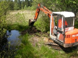 Fermeture de fossés de drainage dans les Fagnes de Wollerscheid